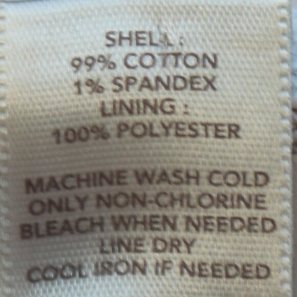 LOFT Pink Black Tan Stripe Stretch Cotton Textured Pencil Skirt Sz 8 - Picture 4 of 4